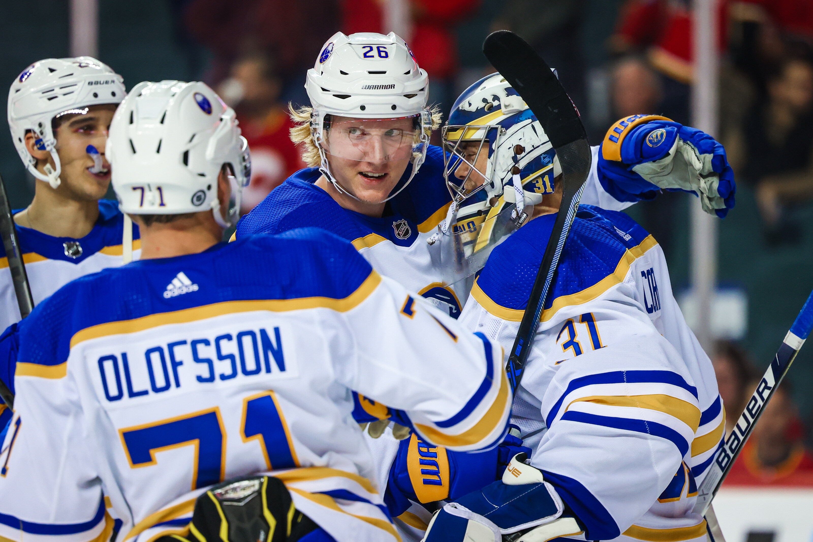 Rasmus Dahlin scorer på rekken, Sabres vinner en kamp igjen